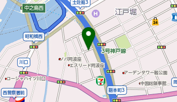 リパーク江之子島1丁目の地図画像