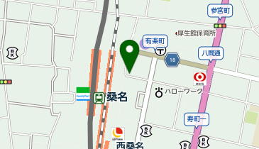 リパーク桑名駅東口の地図画像