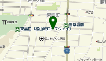 松山喜与町1丁目の地図画像