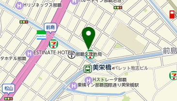 リパーク那覇市美栄橋駅前の地図画像