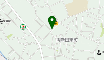草加両新田西町の地図画像