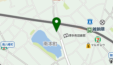 リパーク福岡南本町1丁目の地図画像