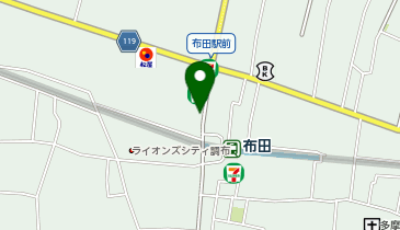 布田駅前の地図画像