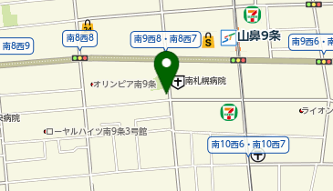 札幌南9西8の地図画像