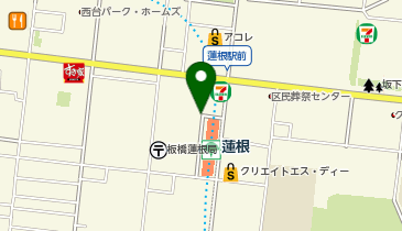 リパーク蓮根駅前の地図画像