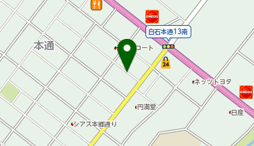 札幌本通13丁目南の地図画像