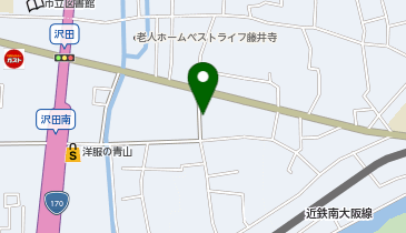 リパーク藤井寺沢田2丁目の地図画像