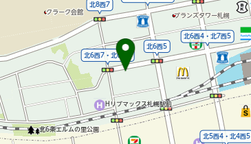 札幌北6西6第2の地図画像