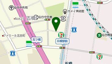 リパーク仙台五橋1丁目の地図画像