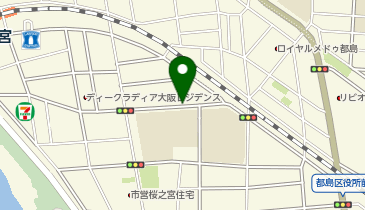 リパーク都島中野町3丁目第2の地図画像