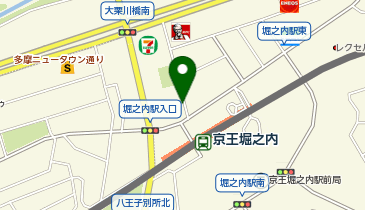 リパーク京王堀之内駅前第2の地図画像