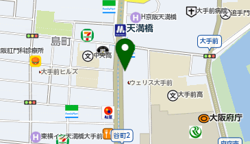 リパーク谷町1丁目第3の地図画像