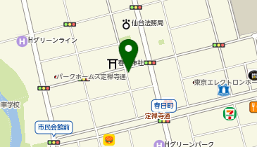 リパーク仙台春日町第7の地図画像