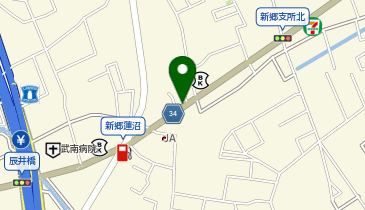 川口東本郷の地図画像