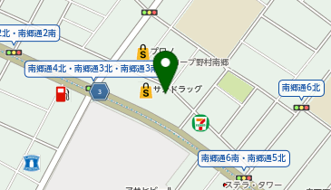 札幌南郷通4丁目北の地図画像