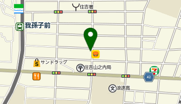 リパーク遠里小野1丁目の地図画像