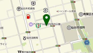 リパーク仙台二日町第10の地図画像