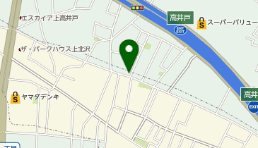 上高井戸3丁目の地図画像