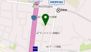 リパーク高輪3丁目第14の地図画像