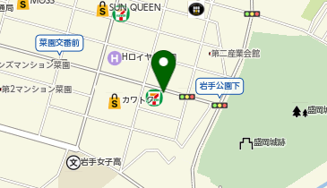 リパーク盛岡菜園1丁目第6の地図画像