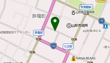 リパーク山形市役所前の地図画像