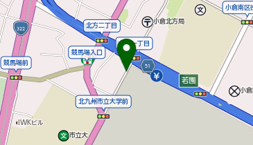 リパーク北九州市立大学前第2の地図画像