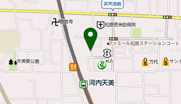 リパーク河内天美駅前駐車場の地図画像