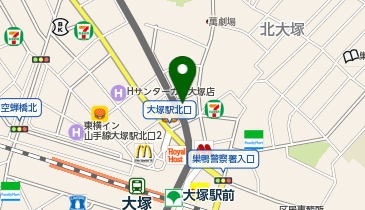 リパーク大塚駅前第2の地図画像