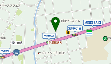 リパーク別府4丁目の地図画像