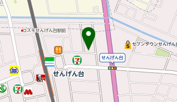 せんげん台駅東口の地図画像