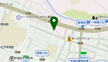 リパーク早稲田鶴巻町第9の地図画像