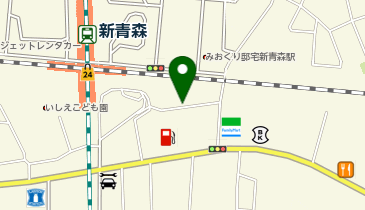 リパーク新青森駅南口の地図画像