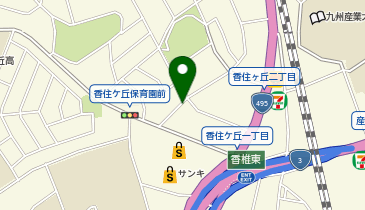 リパーク香住ヶ丘2丁目の地図画像
