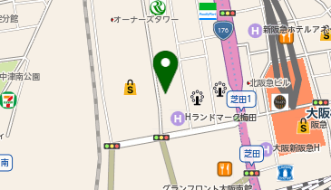 リパーク大阪駅北第3の地図画像