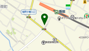 飯能駅前の地図画像