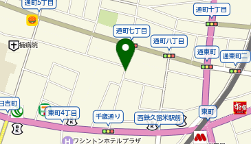 リパーク久留米東町第17の地図画像