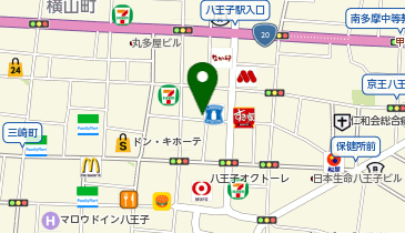 リパーク八王子東町第2の地図画像