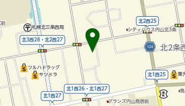 札幌北2西26の地図画像