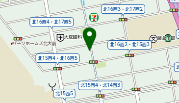 札幌北16西4の地図画像