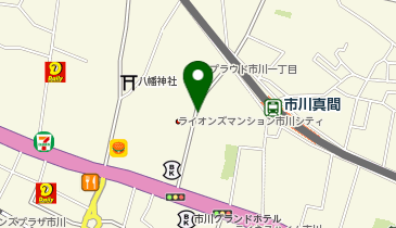 リパークパークアクシス市川の地図画像