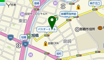 リパーク那覇バスターミナル前の地図画像