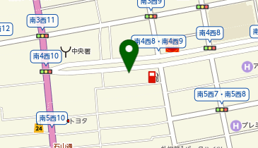 札幌南4西9の地図画像
