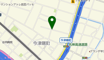 リパーク西宮今津山中町の地図画像