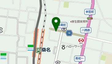 桑名駅東口第2の地図画像