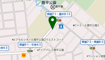 リパーク札幌美園8条1丁目の地図画像