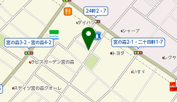 札幌宮の森3条1丁目の地図画像
