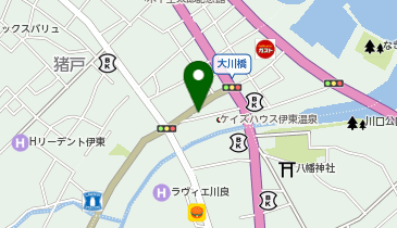 リパーク伊東東海館前の地図画像