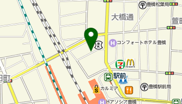 豊橋駅前第6の地図画像