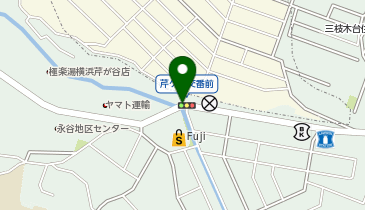 FUJI芹ヶ谷店第1駐車場の地図画像