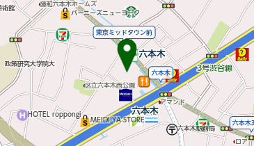 レム六本木駐車場の地図画像